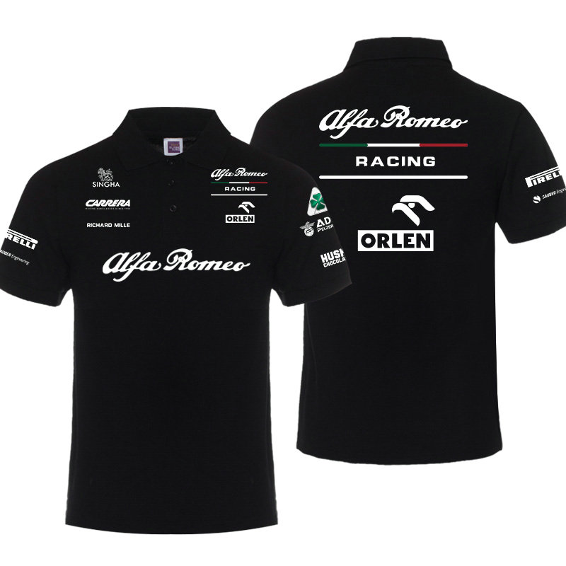 Polo Alfa Romeo Racing F1 Team ORLEN Homme Manche Courte Coton Regular Fit